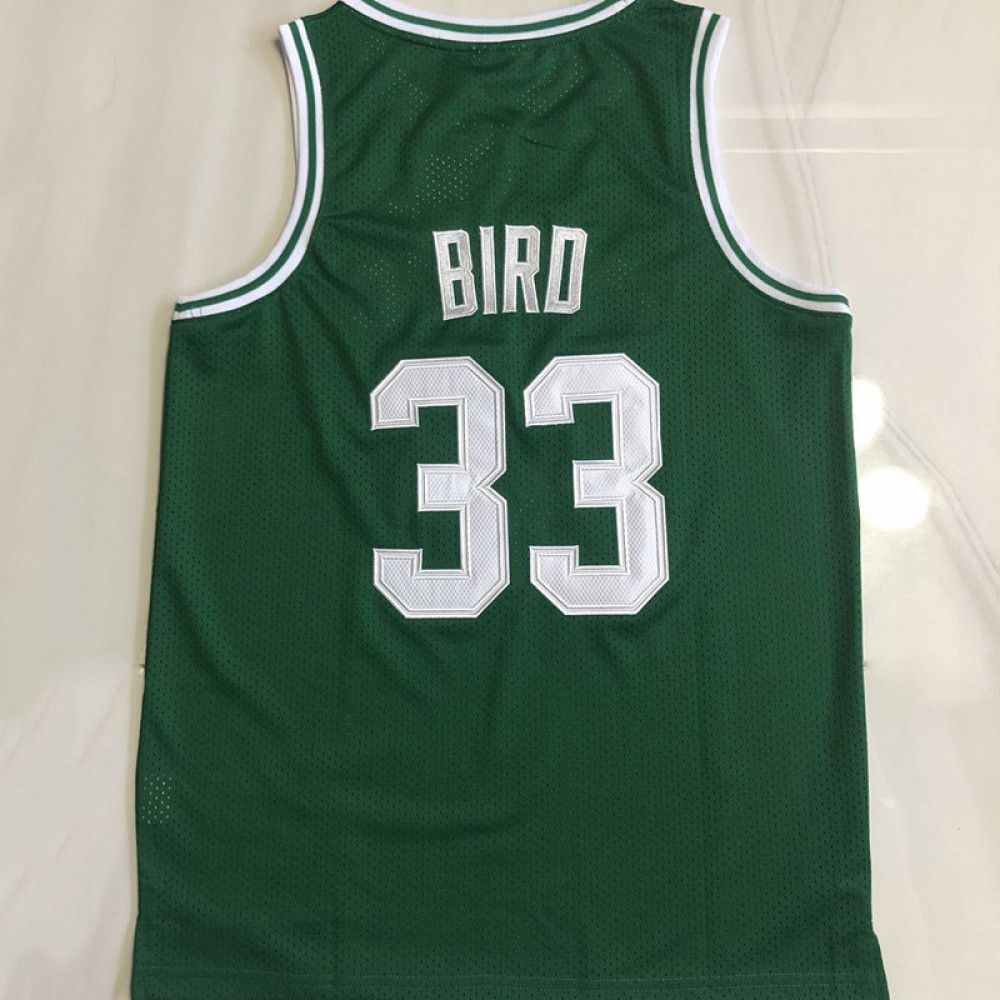 Larry Bird Boston Celtics Throwback 1985-86 Hardwood Classics Jersey - Kelly Green-Pro Kit Vault | Brand New 26/27 Sports Jerseys